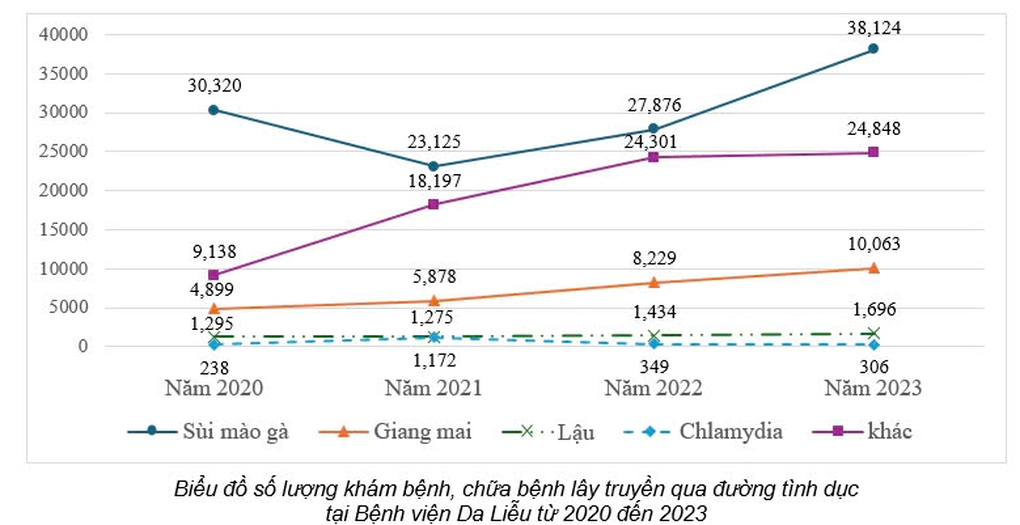 TPHCM: Ghi nhận hơn 38.000 ca mắc loại bệnh tình dục nguy hiểm trong 1 năm - 1