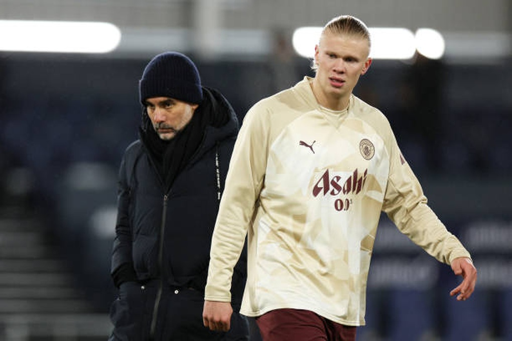 Man City sa sút, HLV Pep Guardiola lên tiếng bênh vực Haaland - 1