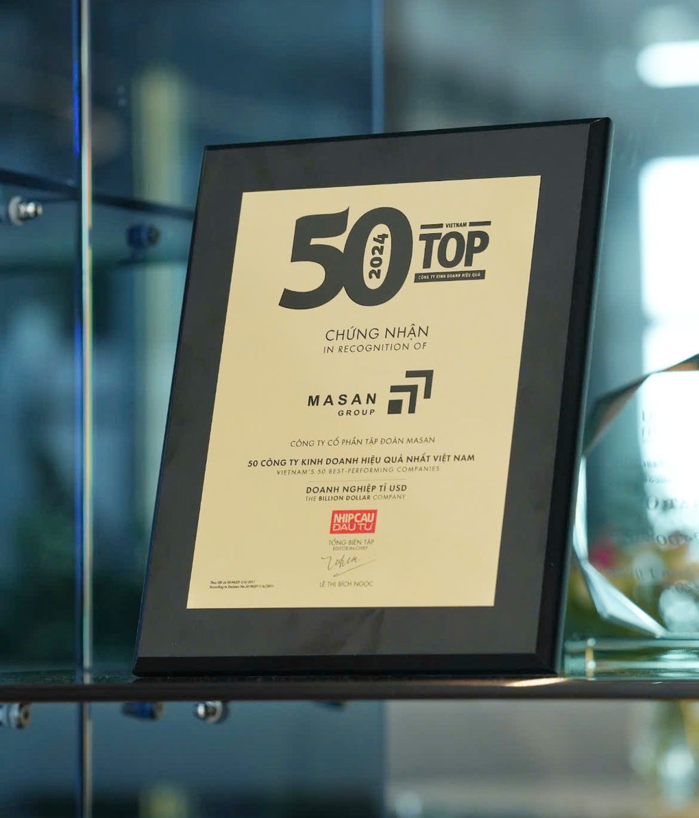 Masan Group 11 năm liên tiếp vào Top 50 công ty kinh doanh hiệu quả nhất Việt Nam - 1